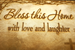 Bless This Home Sign Thumbnail | Agape Woodwork