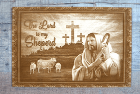 The Lord is My Shepherd Sign | Agape Woodwork
